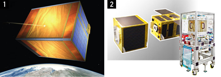 自社開発の人工衛星／ELSA-d／IDEA OSG 1
